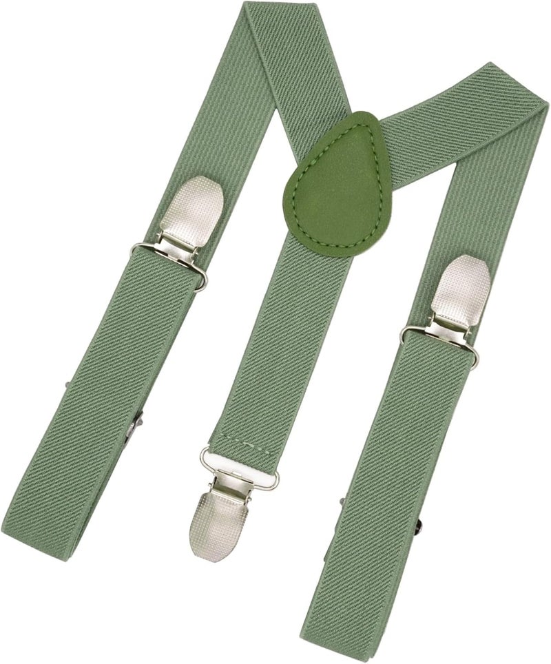 NumRealm Store Child Kids Suspenders Adjustable Y-Shape Elastic Braces with Non-Slip Silicone Pads Suitable for Boys Girls Toddler - Image 1